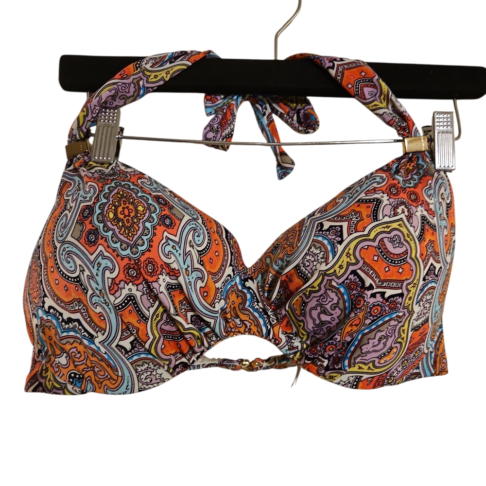 Victoria's Secret Multicolor Bikini Top Sz 36DD
